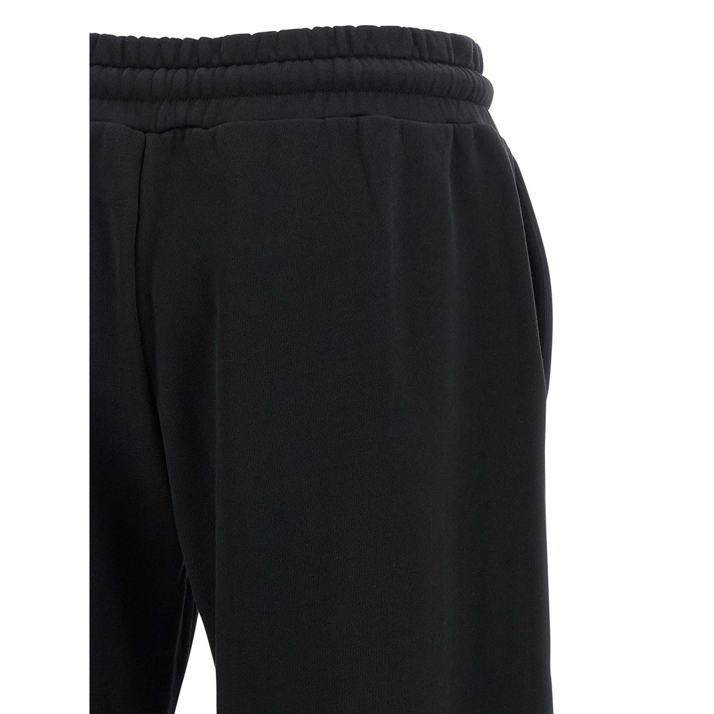Off-White Black Cotton Joggers (Workout Pants)