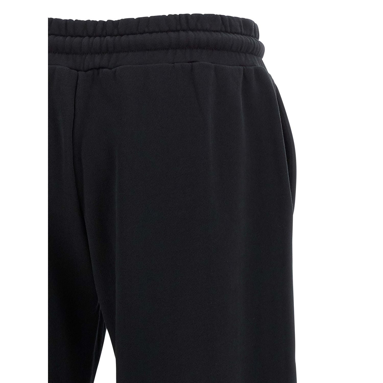 Off-White Black Cotton Joggers (Workout Pants)