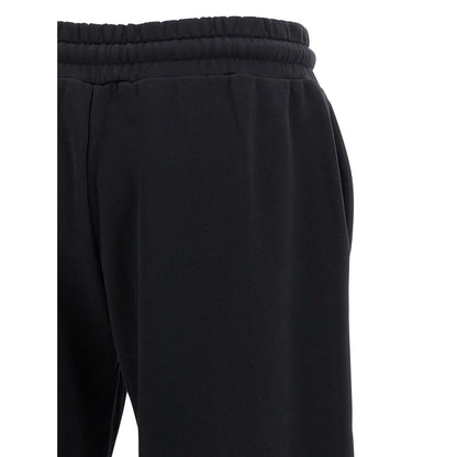 Off-White Black Cotton Joggers (Workout Pants)
