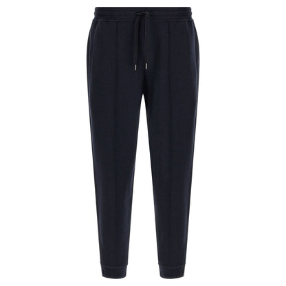 Brunello Cucinelli Blue Cotton Joggers (Workout Pants)