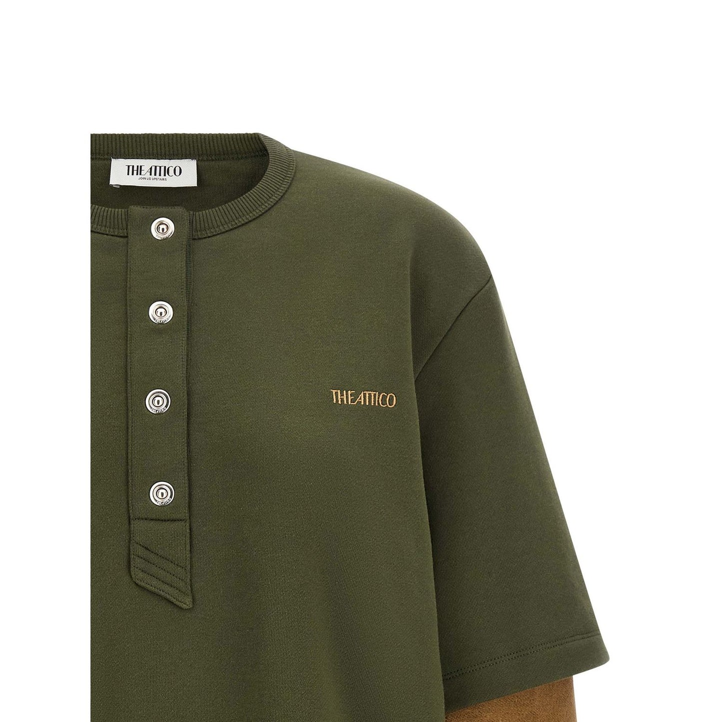 The Attico Bicolor Cotton Sweatshirt