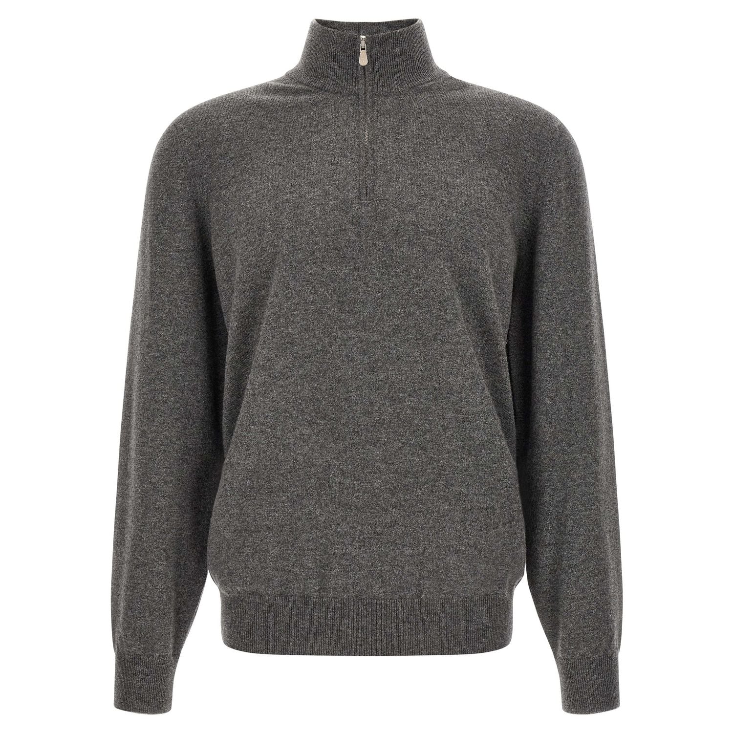 Brunello Cucinelli Gray Cashmere Cardigan