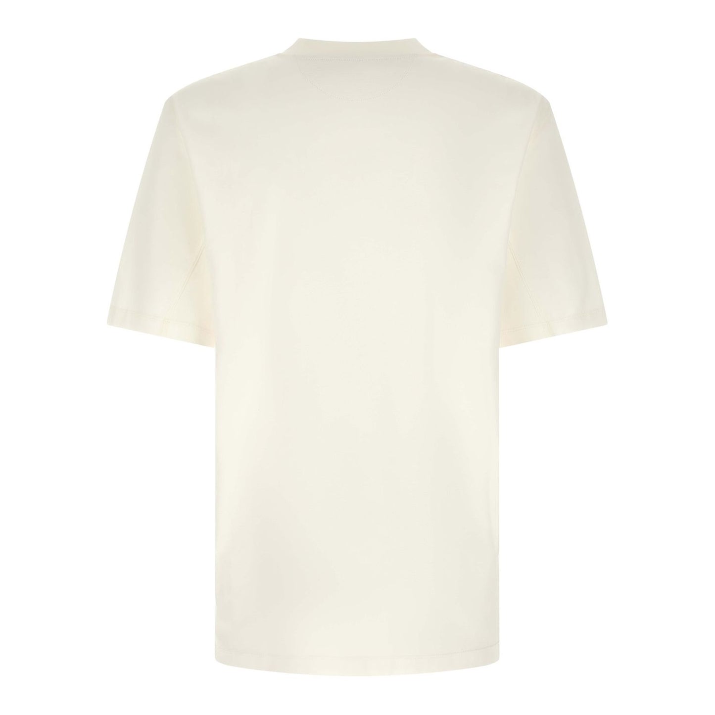Brunello Cucinelli White Cotton T-Shirt