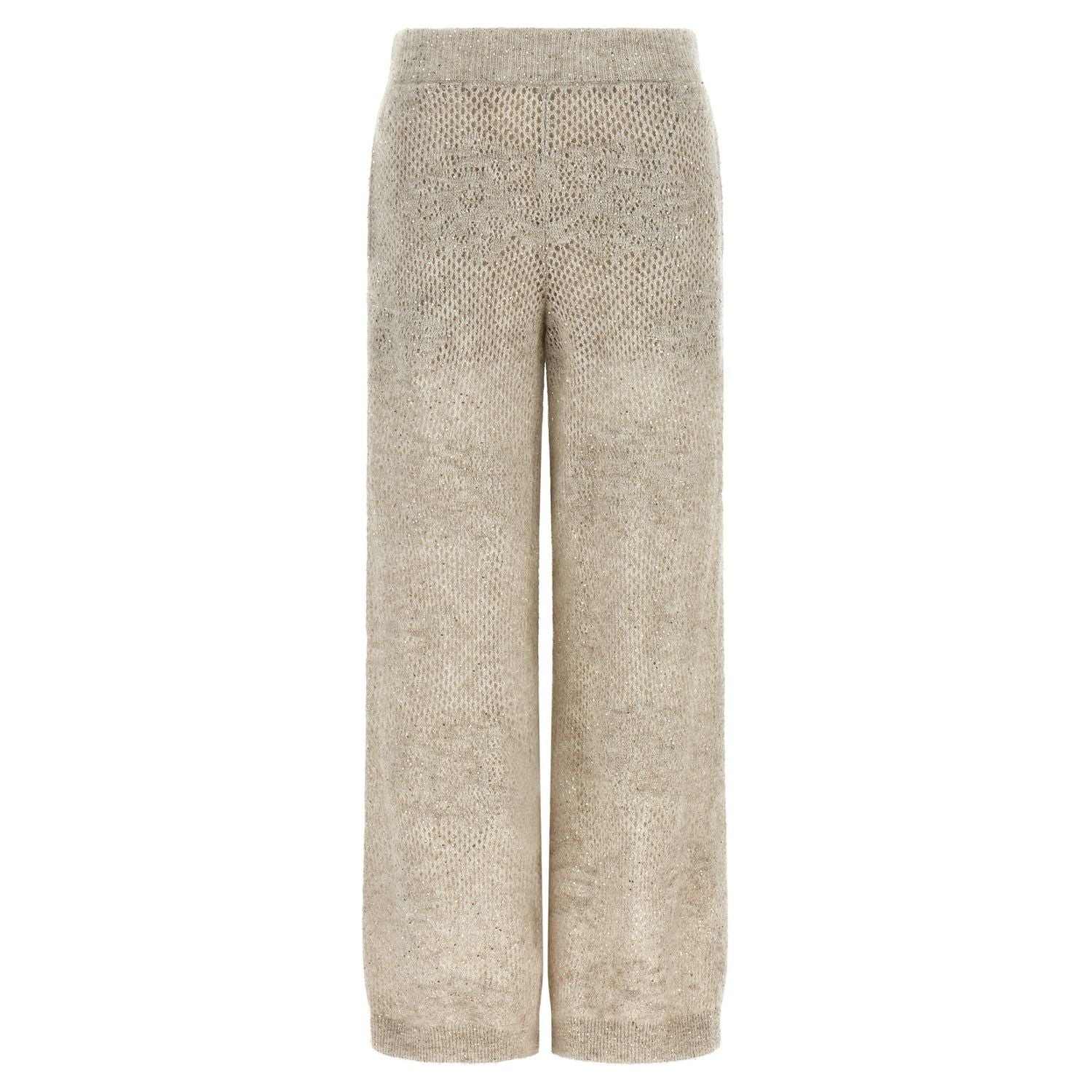 Brunello Cucinelli Beige Nylon Casual Pants