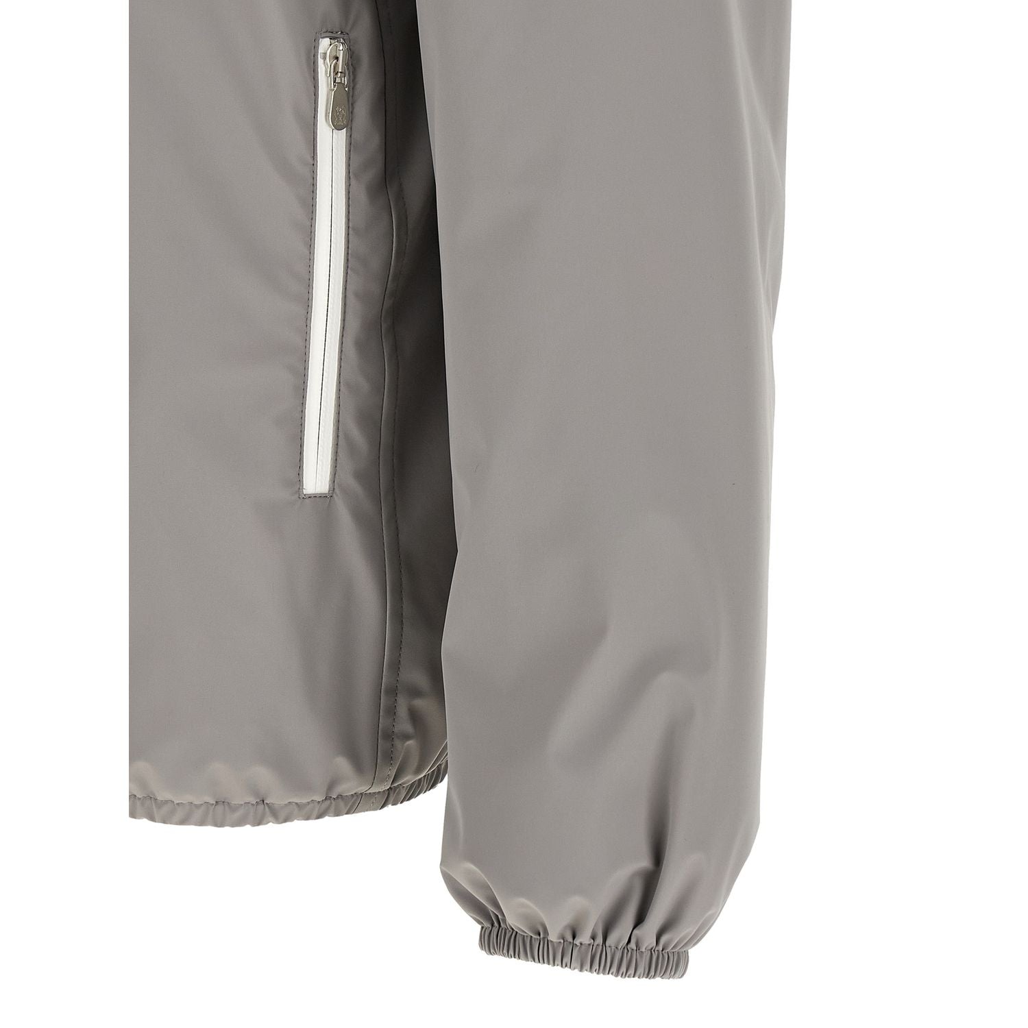 Brunello Cucinelli Gray Polyamide Shell Jacket