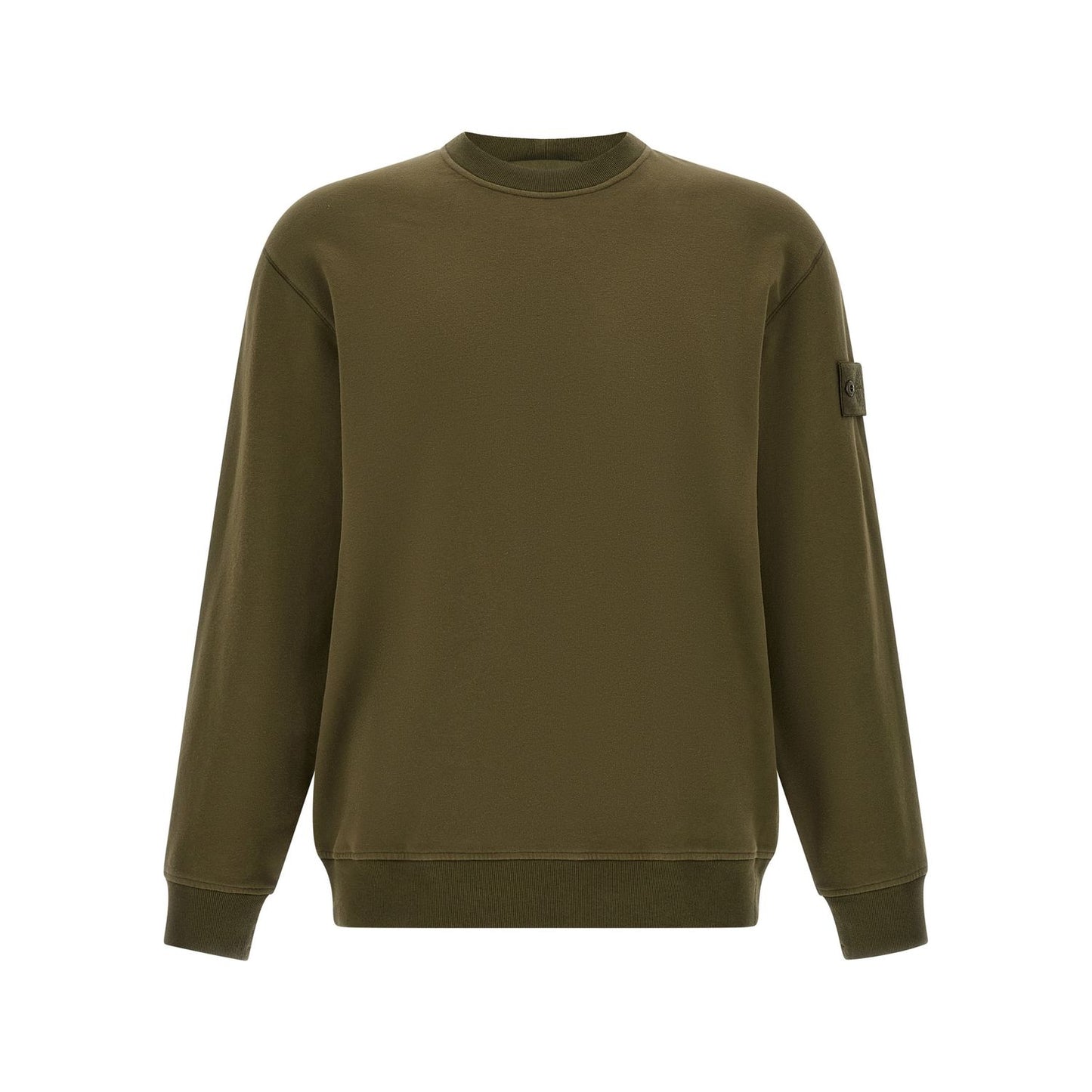 Stone Island Bicolor Cotton Sweatshirt