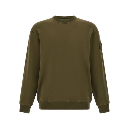Stone Island Bicolor Cotton Sweatshirt
