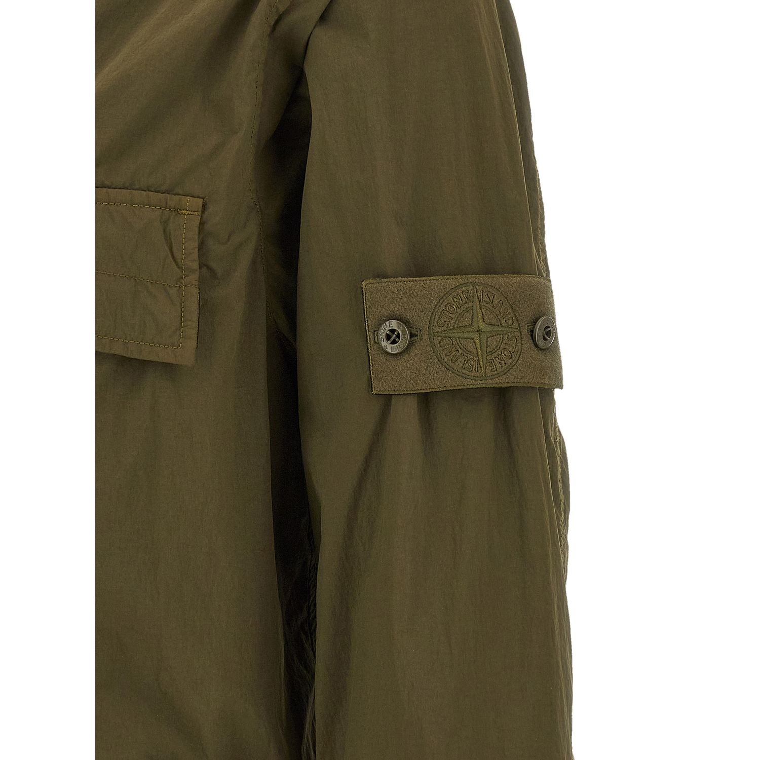Stone Island Bicolor Polyamide Blouse