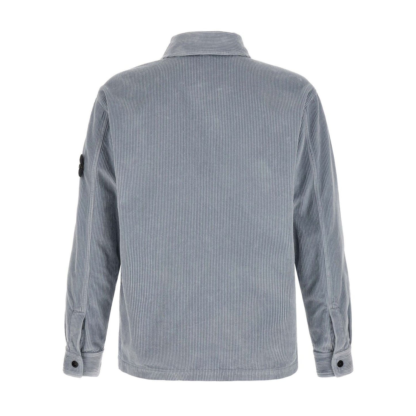 Stone Island Gray Cotton Blouse