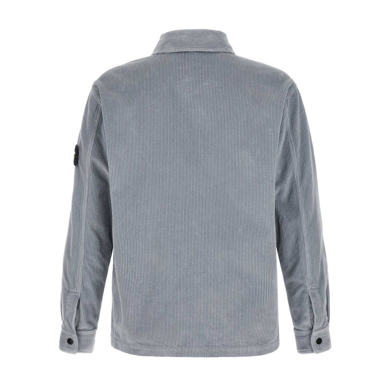 Stone Island Gray Cotton Blouse
