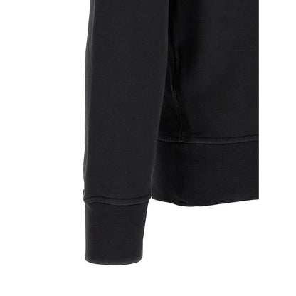 Stone Island Black Cotton Sweatshirt