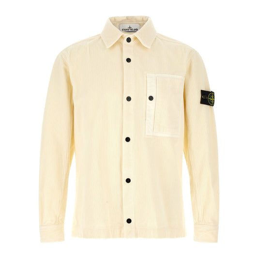 Stone Island White Cotton Blouse