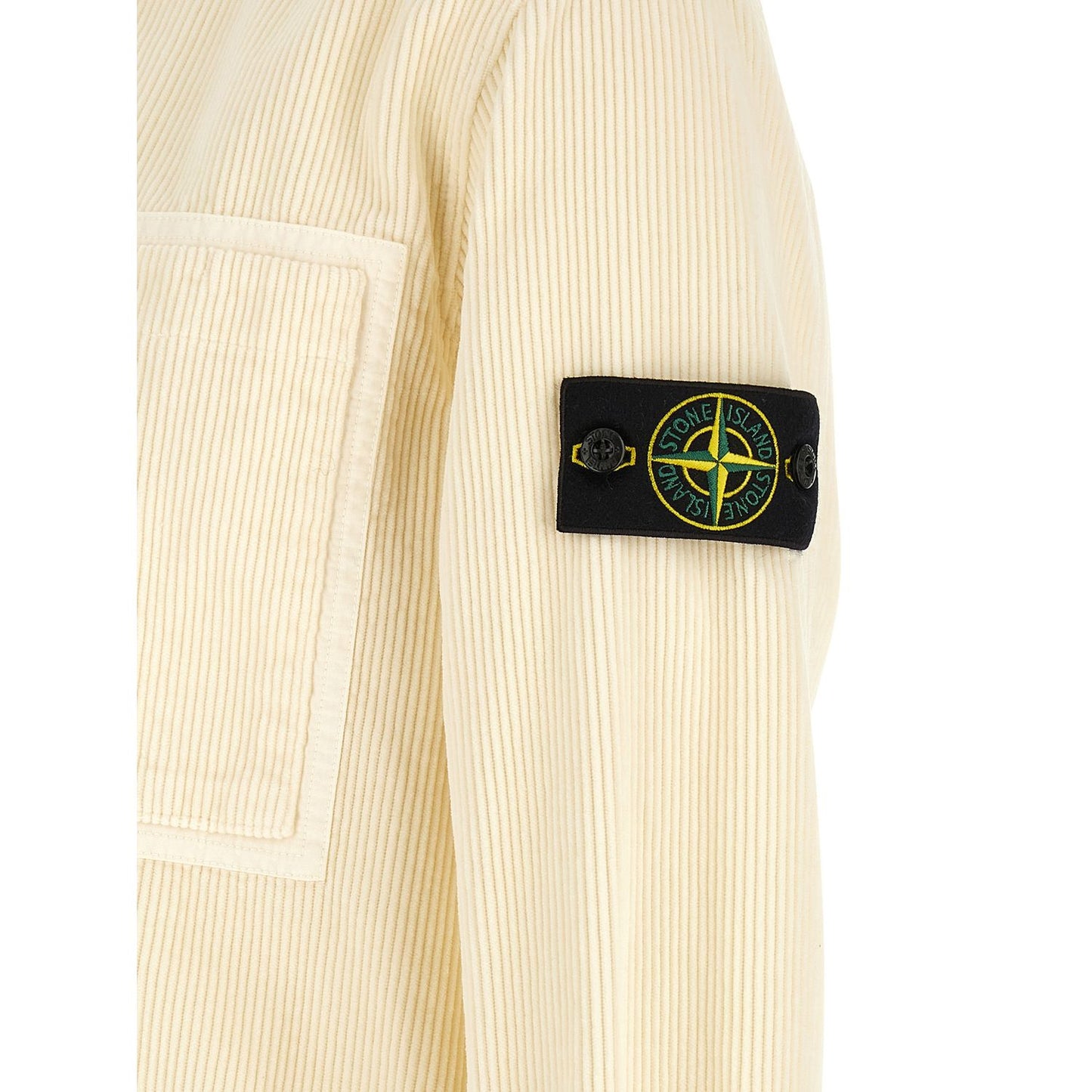 Stone Island White Cotton Blouse
