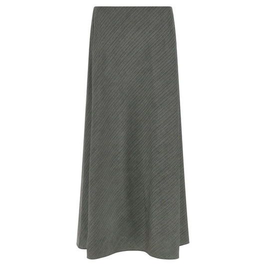 Alberta Ferretti Gray Viscose Mini Skirt