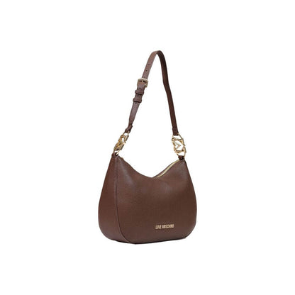 Love Moschino Brown Polyethylene Handbag