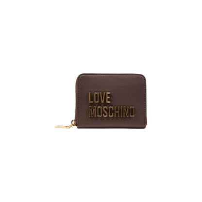 Love Moschino Brown Polyethylene Wallet