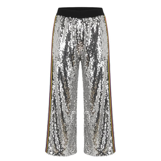 Trussardi Jeans Grey Polyester Women Pants