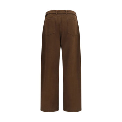 Lemaire Brown Cotton Casual Pants
