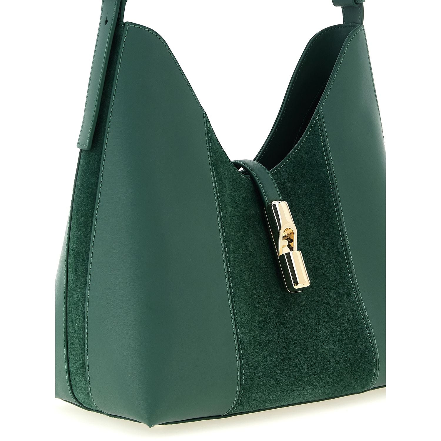 Furla Bicolor Calfskin Shoulder Bag