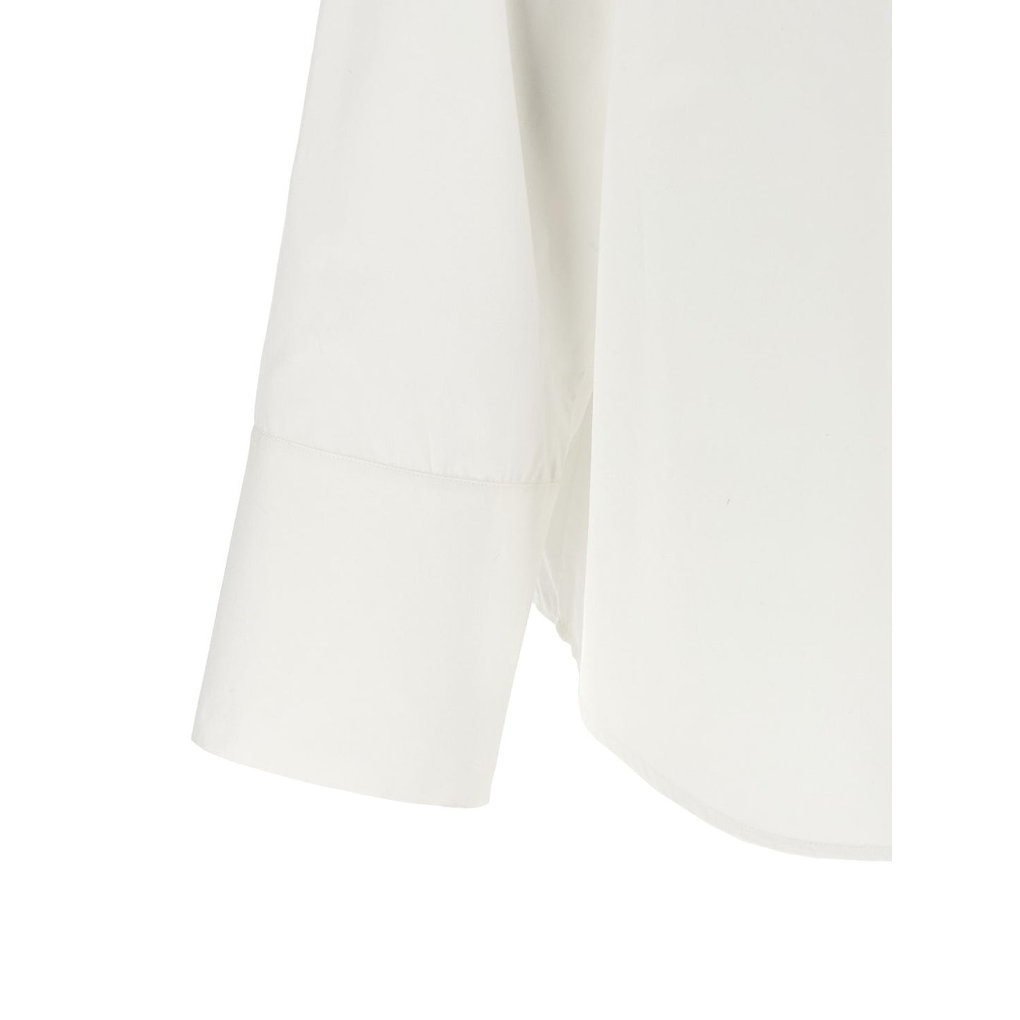 Alberta Ferretti White Cotton Blouse