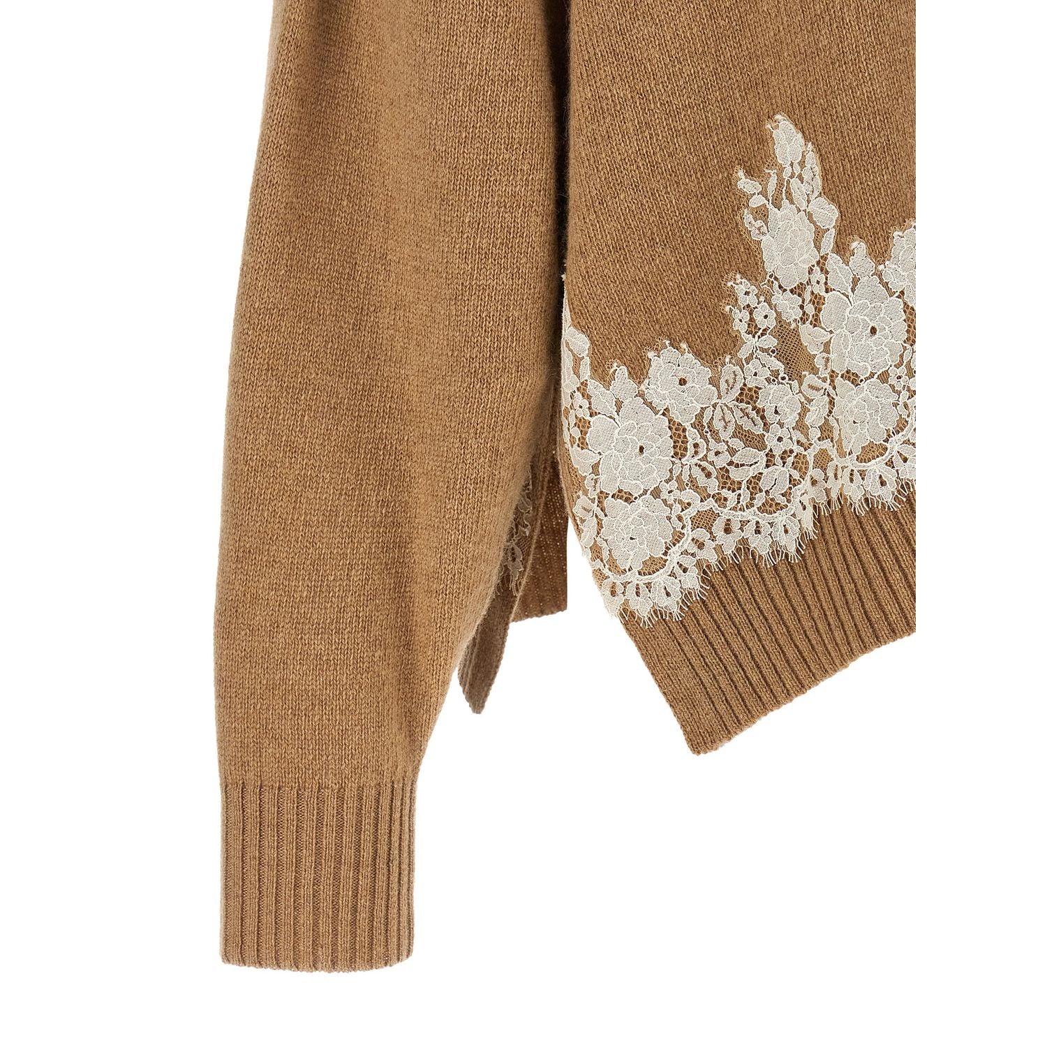 Alberta Ferretti Brown Cashmere Cardigan