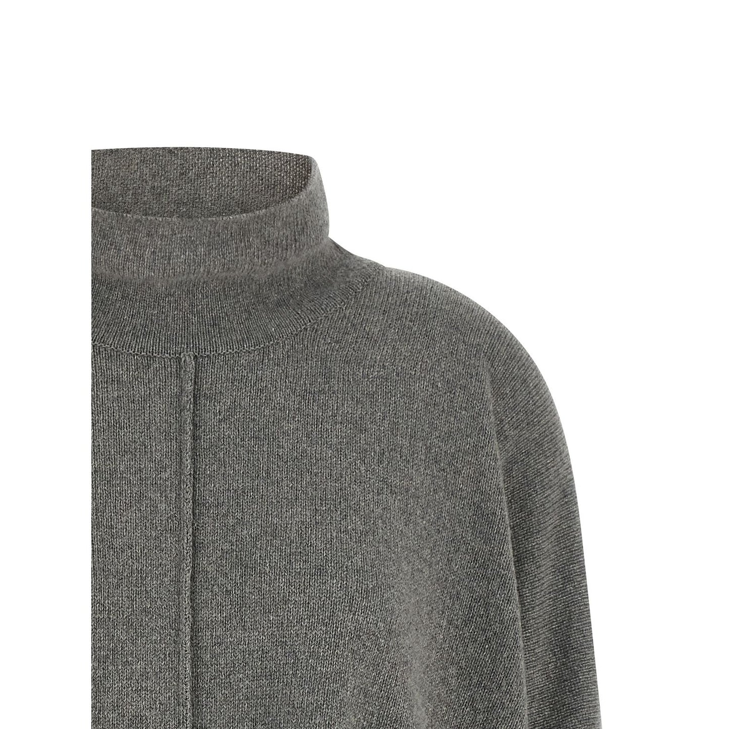 Alberta Ferretti Gray Cashmere Cardigan