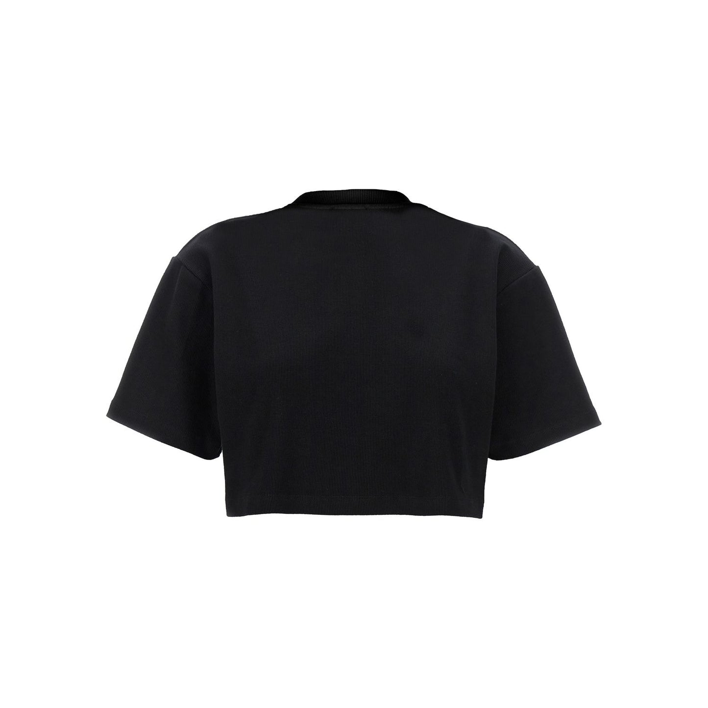 Off-White Black Cotton T-Shirt