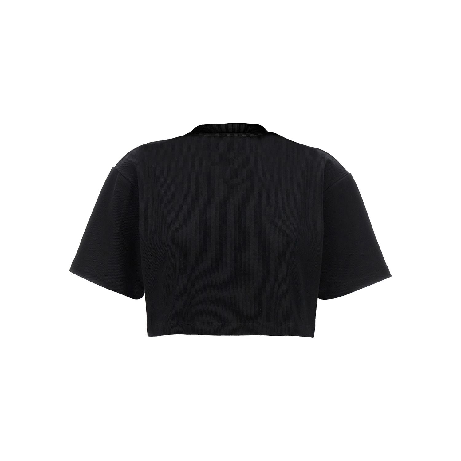 Off-White Black Cotton T-Shirt