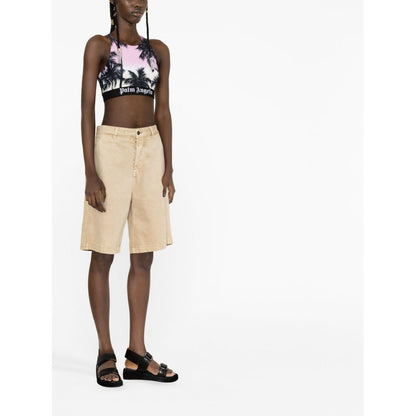 Palm Angels Top Purple Topwear