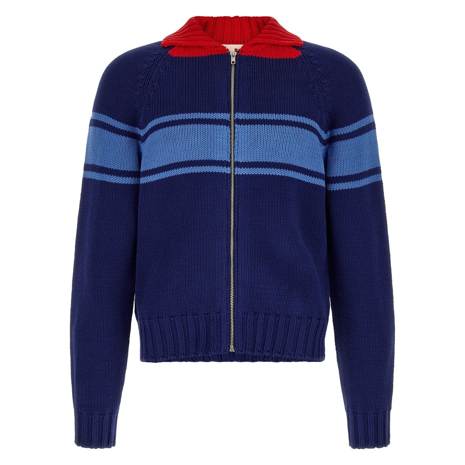 Marni Blue Cotton Cardigan