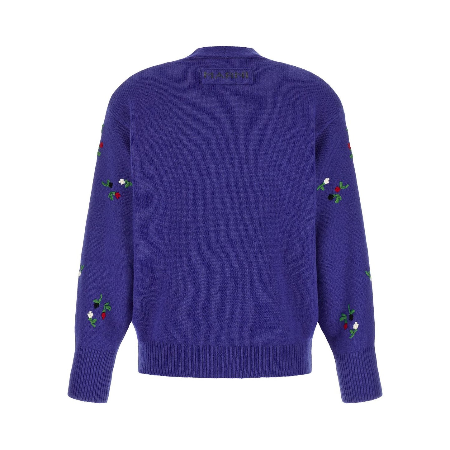 Marni Blue Virgin Wool Cardigan