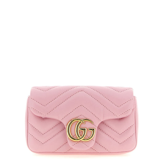 Gucci Multicolor Leather GG Marmont Mini Shoulder Bag