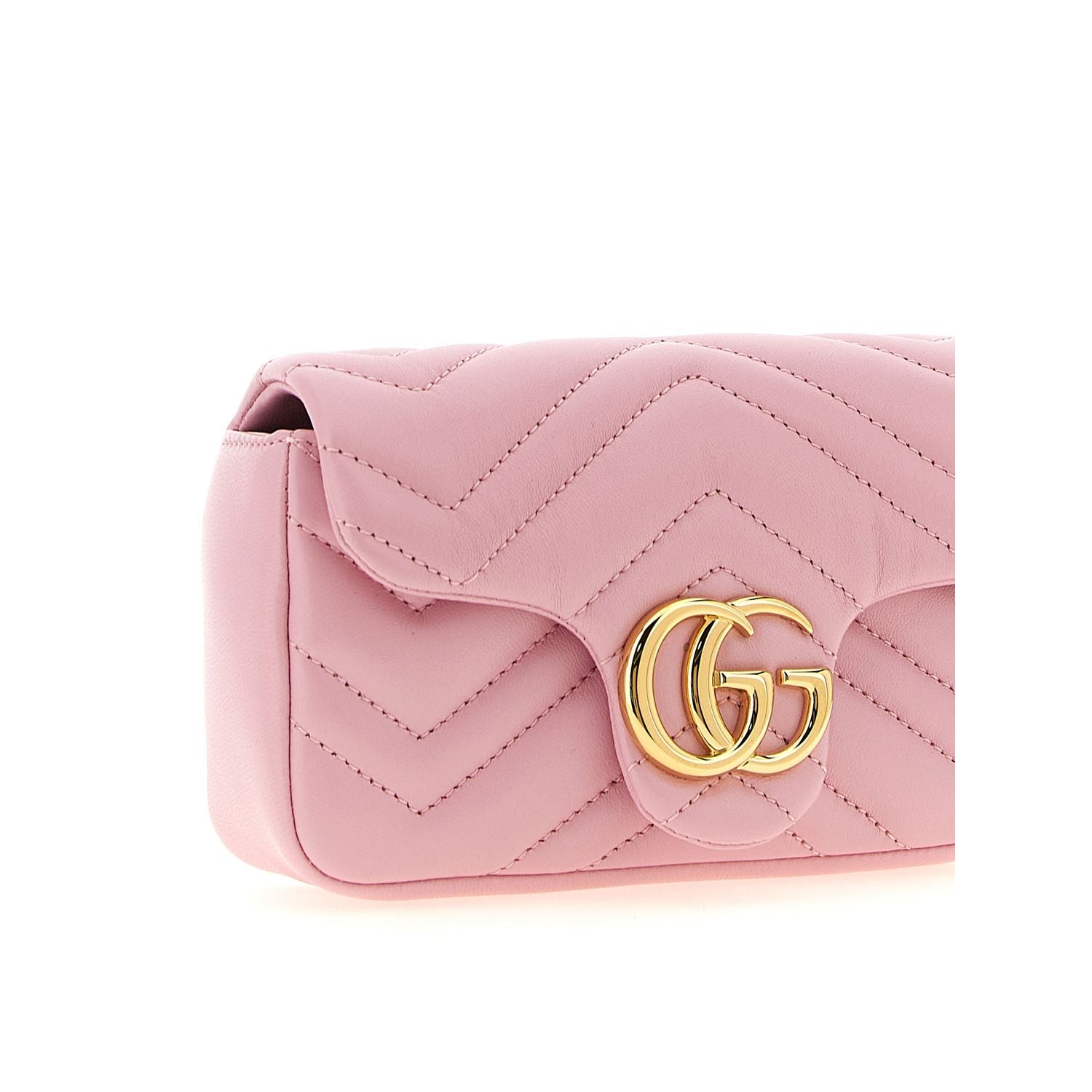 Gucci Multicolor Leather GG Marmont Mini Shoulder Bag