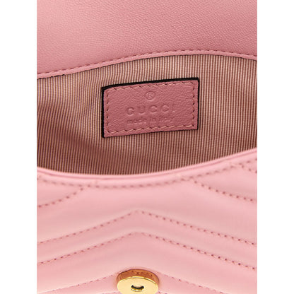 Gucci Multicolor Leather GG Marmont Mini Shoulder Bag