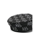 Ruslan Baginskiy crystal-embellished Baker Boy Hat Scarves Hats & Gloves