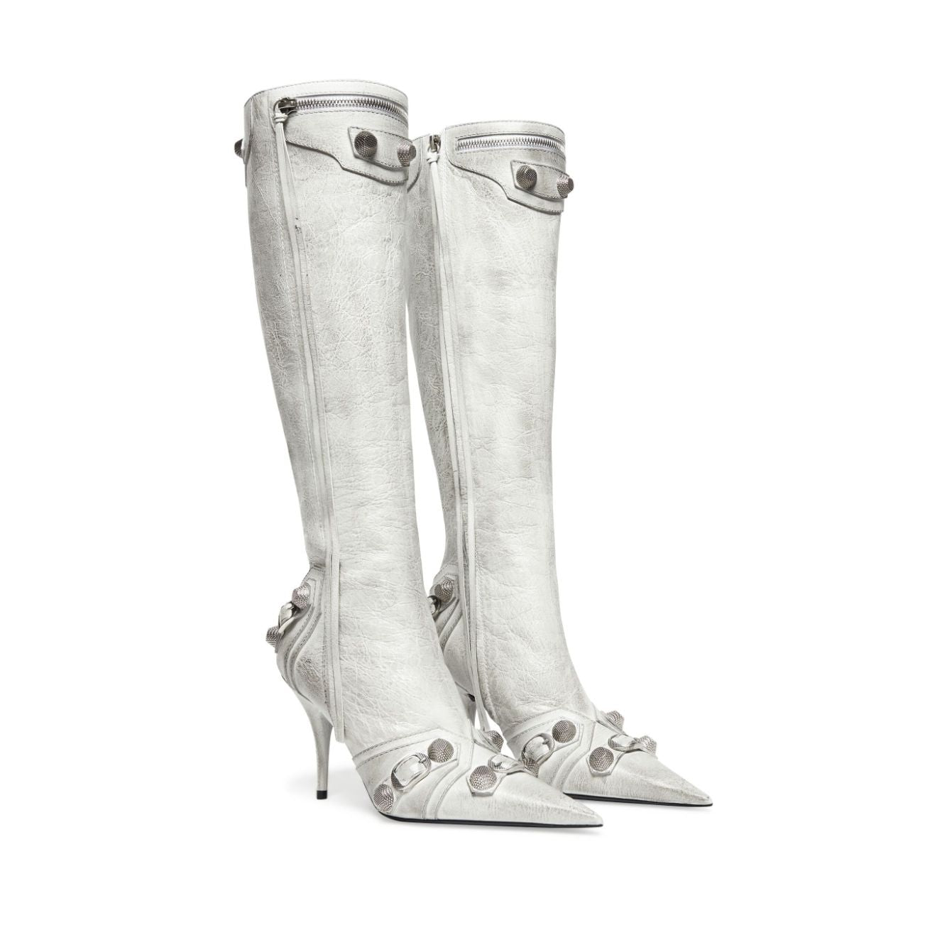 Balenciaga cagole leather boots