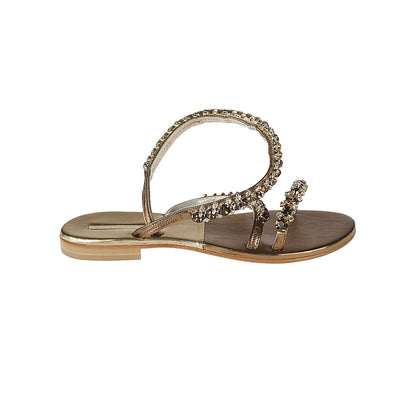 Emanuela Caruso Sandals Golden Sandals
