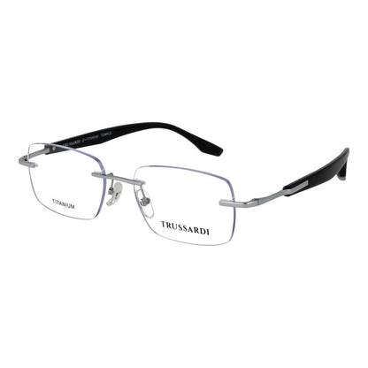 Trussardi Silver Stainless Steel Glasses (Frames)