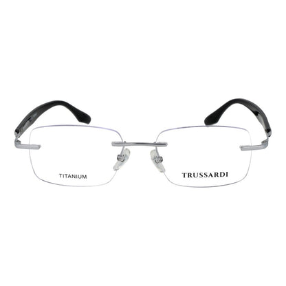 Trussardi Silver Stainless Steel Glasses (Frames)