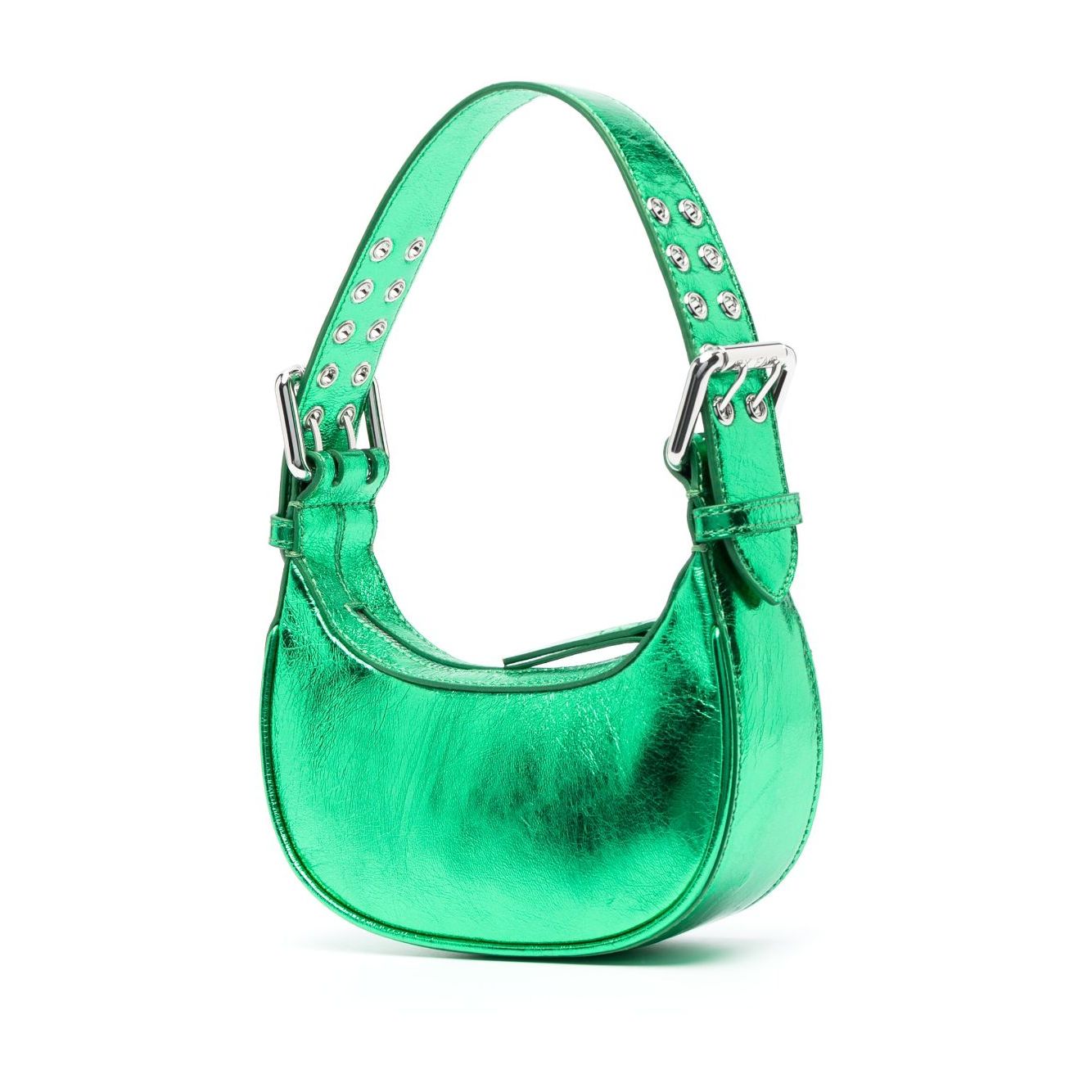 By Far metallic-effect tote bag Shoulder