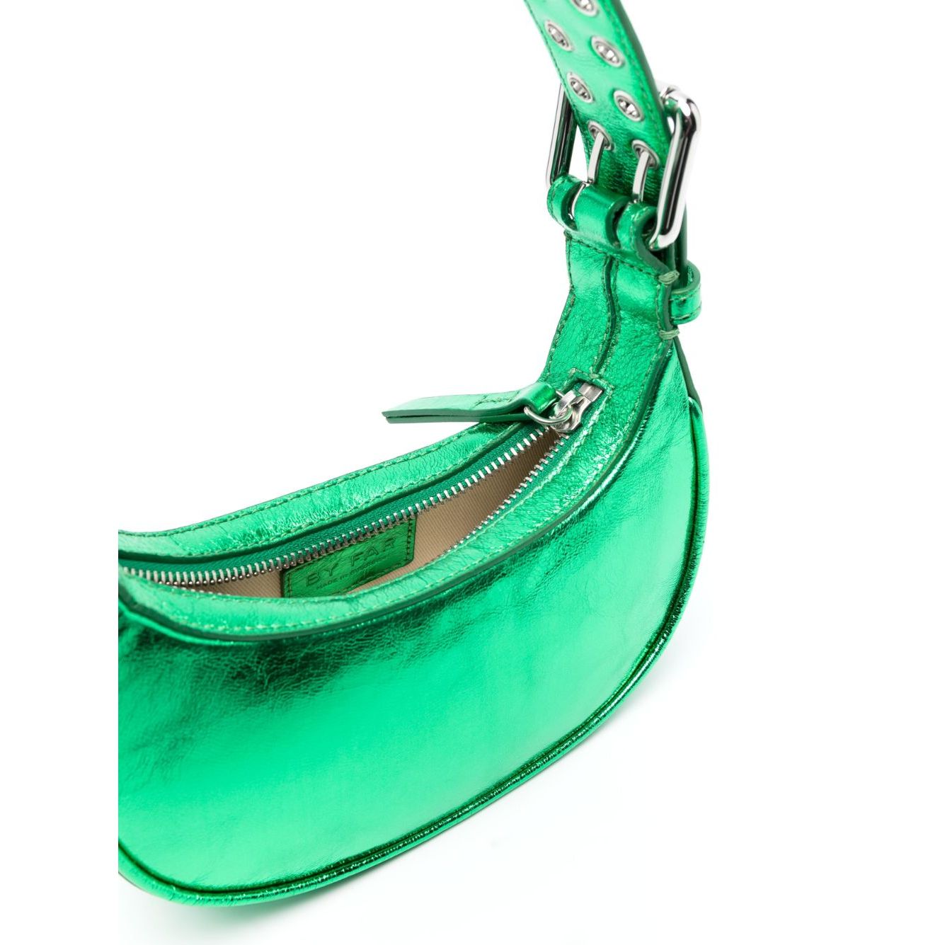 By Far metallic-effect tote bag Shoulder