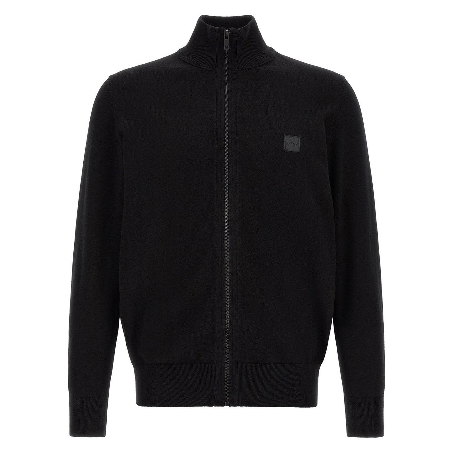 Hugo Boss Black Cotton Cardigan