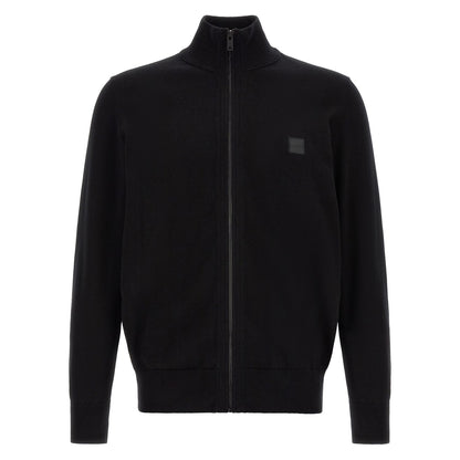 Hugo Boss Black Cotton Cardigan