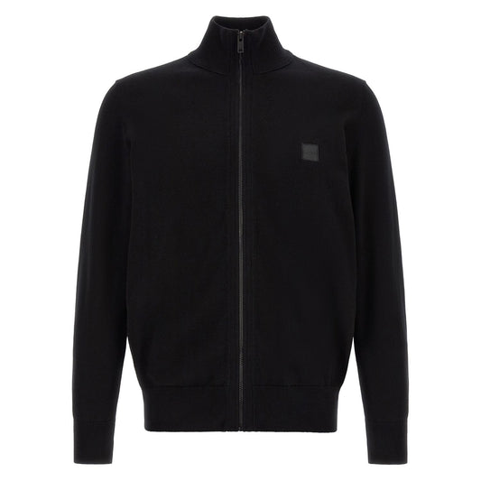 Hugo Boss Black Cotton Cardigan