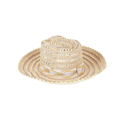 Exquisite J Raffia sombrero hat Scarves Hats & Gloves