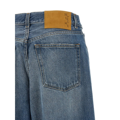 Haikure Blue Cotton Jeans Denim