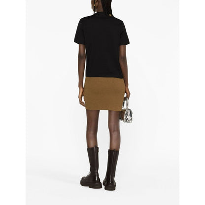 Ferragamo T-shirts and Polos Black Topwear