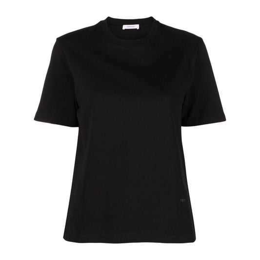Ferragamo T-shirts and Polos Black Topwear