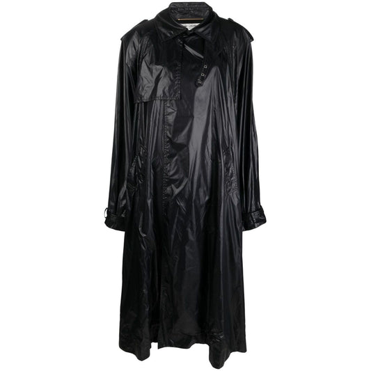 Saint Laurent shoulder-pad Oversized Trench Coat 747050Y5F651000