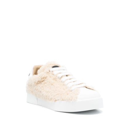 Dolce & Gabbana leather sneakers with embossed logo Sneakers